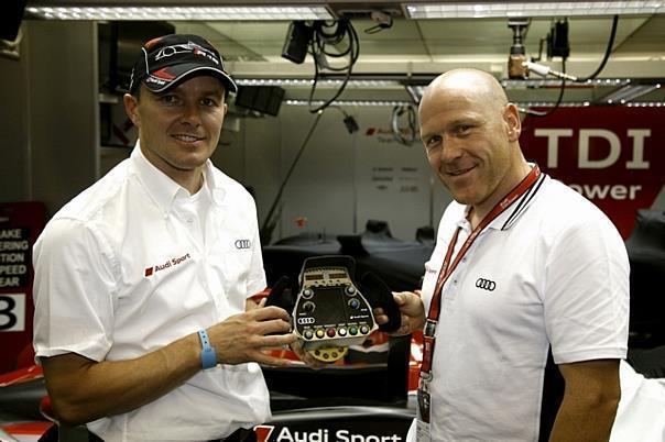 Schweizer unter sich; Marcel Fässler, Didier Cuche. Foto: Audi